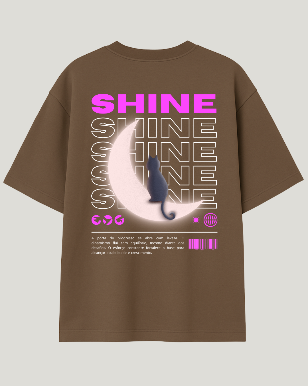 Camiseta Oversized Streetwear Shine