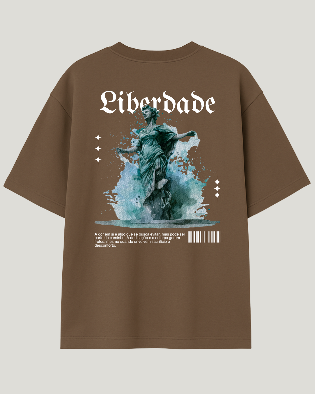 Camiseta Oversized Streetwear Liberdade