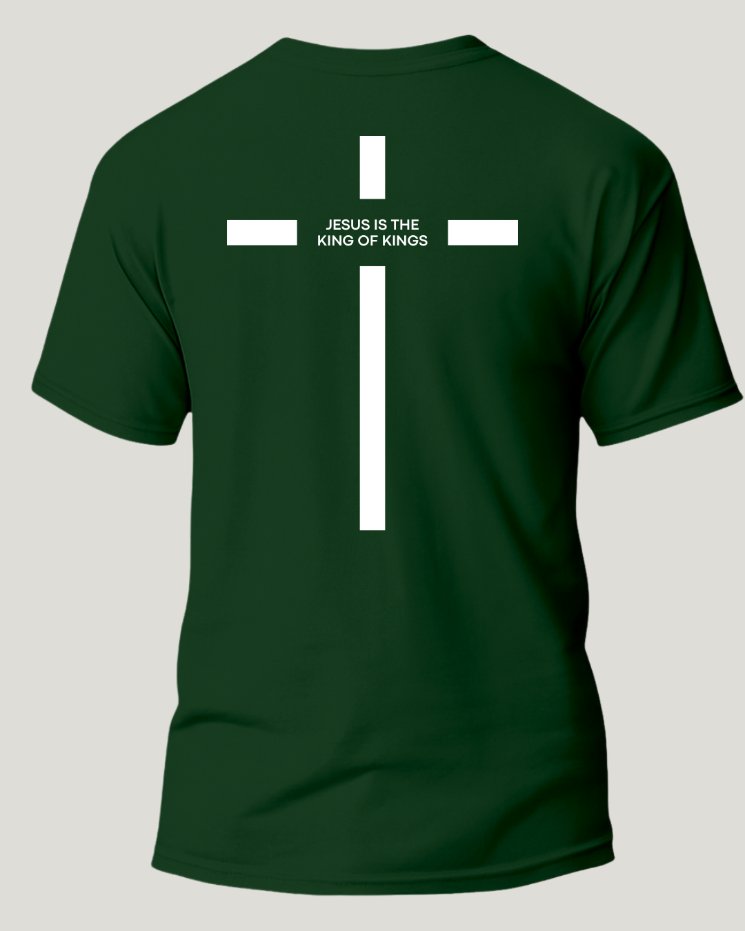 Camiseta Jesus is King of King Religiosa Classic