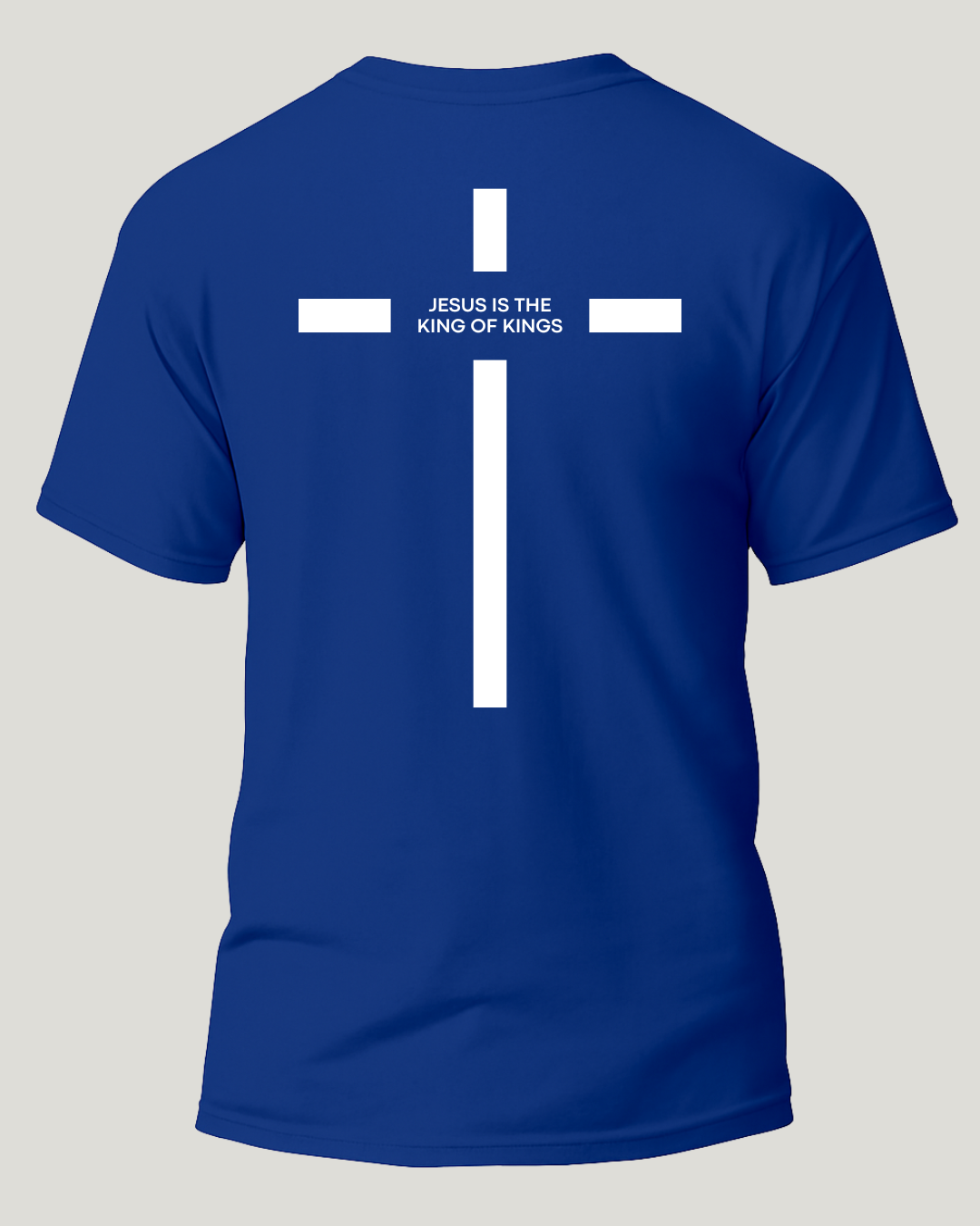 Camiseta Jesus is King of King Religiosa Classic