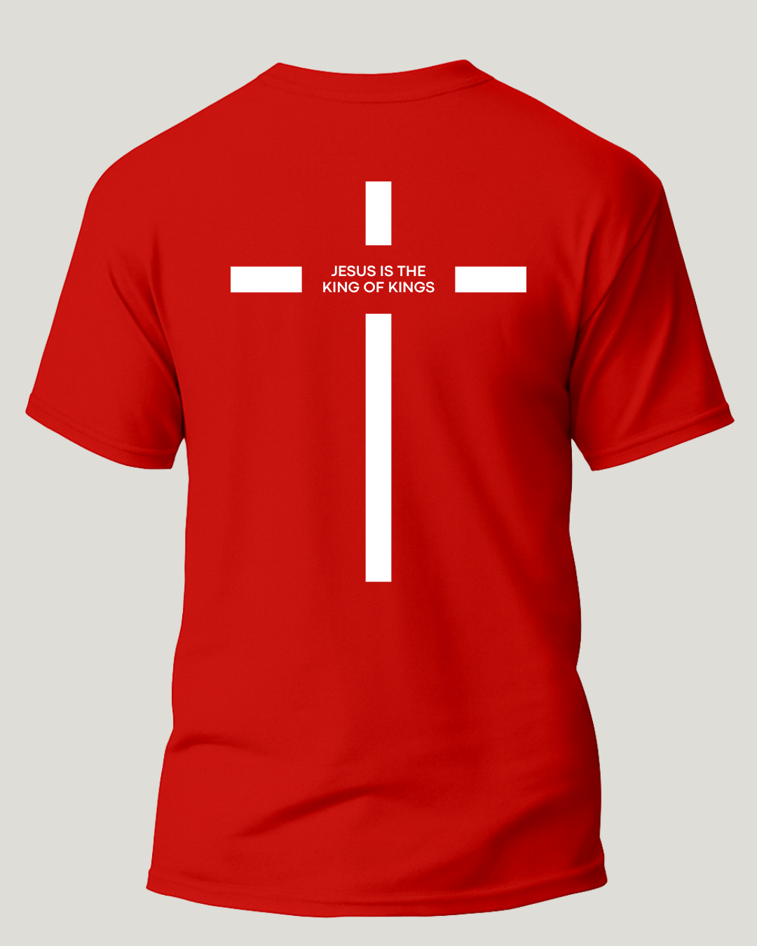 Camiseta Jesus is King of King Religiosa Classic