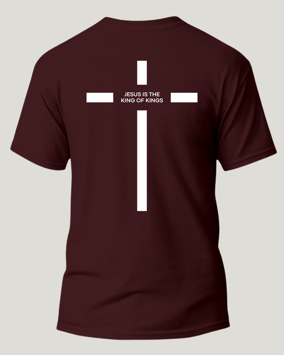 Camiseta Jesus is King of King Religiosa Classic