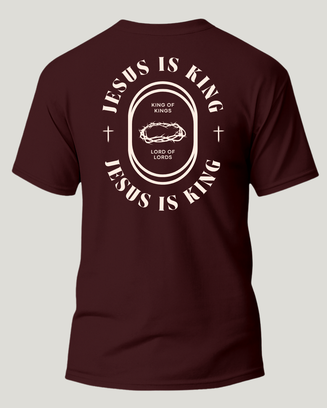 Camiseta Jesus is King Religiosa Classic