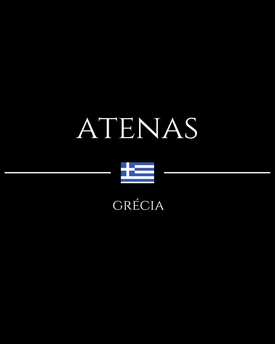 Camiseta Atenas Grécia Classic