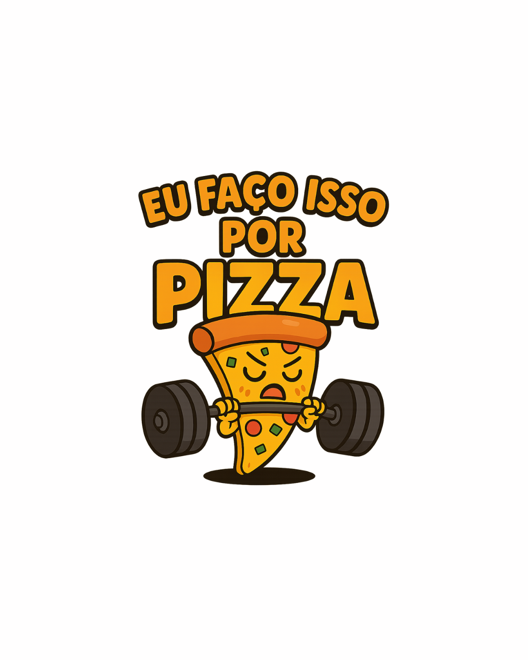Camiseta T-Shirt Feminina Eu faço por Pizza Fit Classic