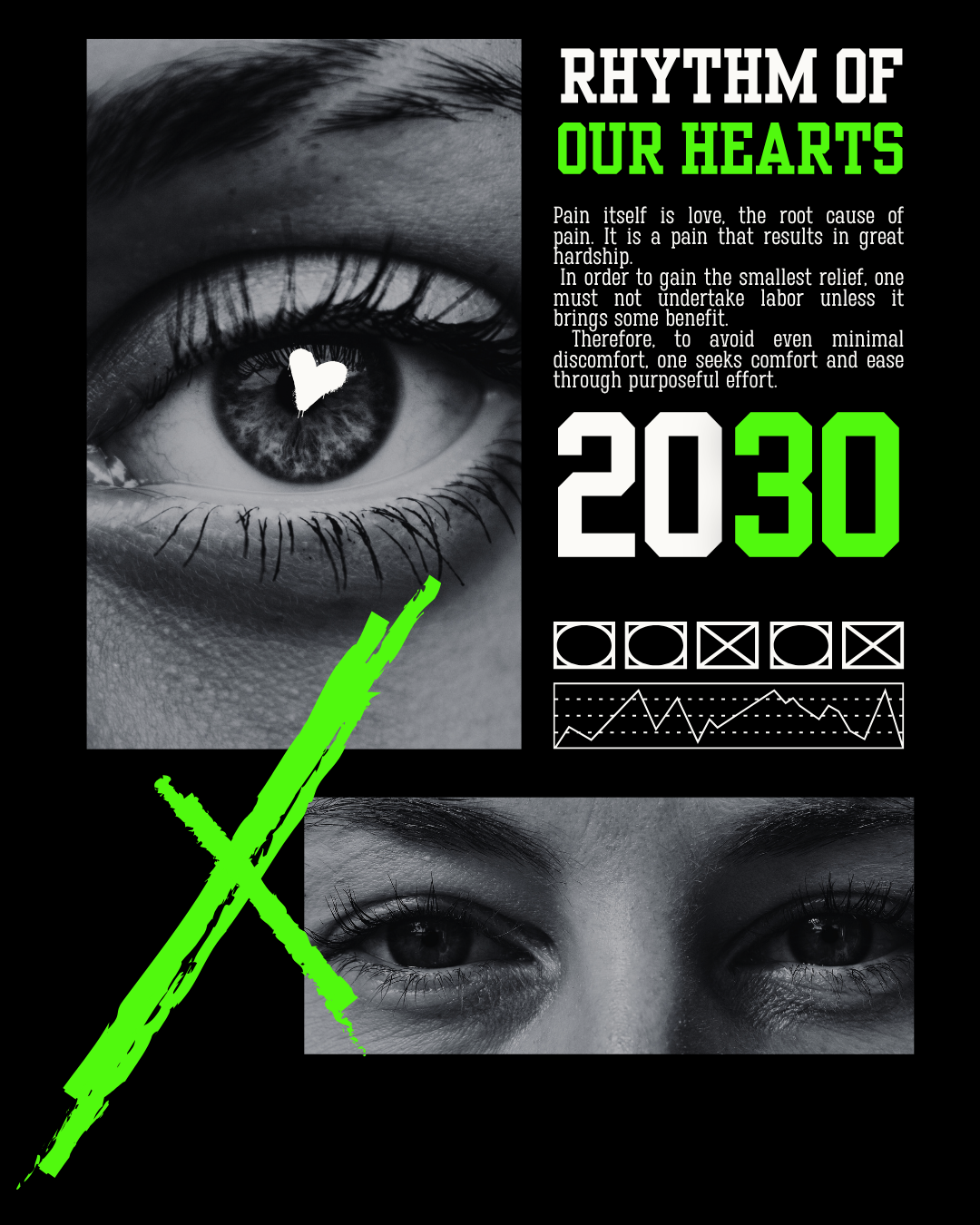 Camiseta Streetwear Rhythm Of Our Hearts Oversized