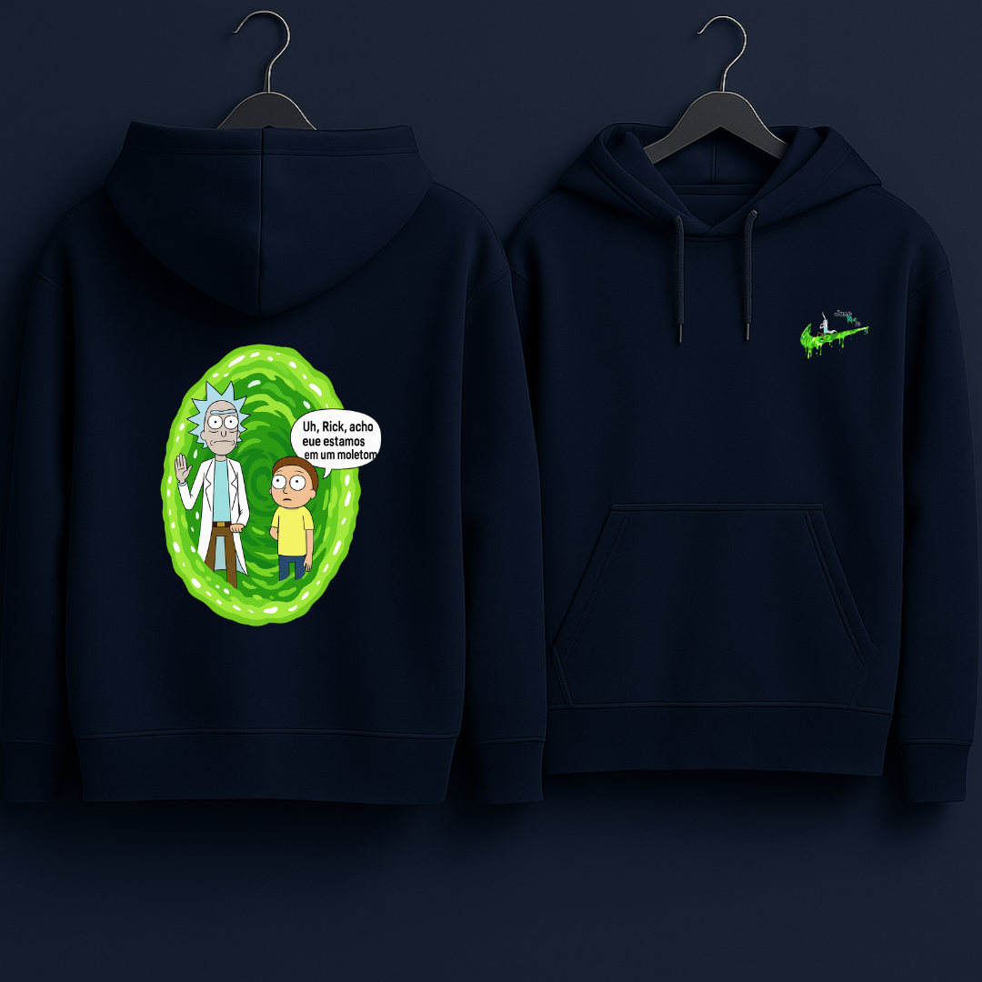 Moletom de inverno Rick e Morty