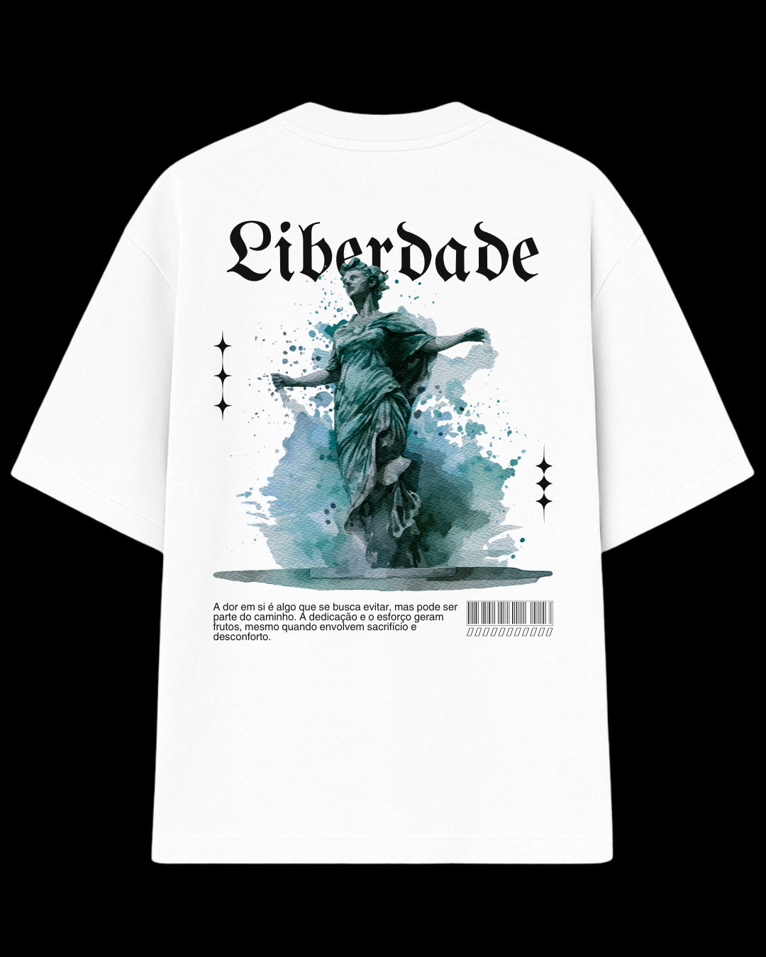 Camiseta Oversized Streetwear Liberdade