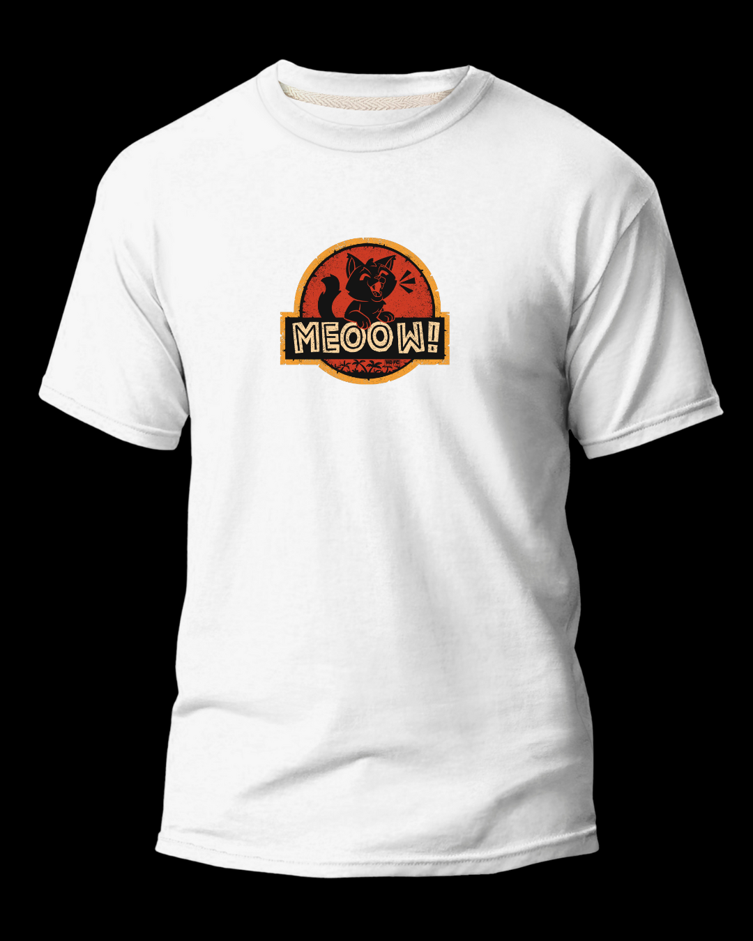 Camiseta T-Shirt Feminina Jurassic Gato Classic