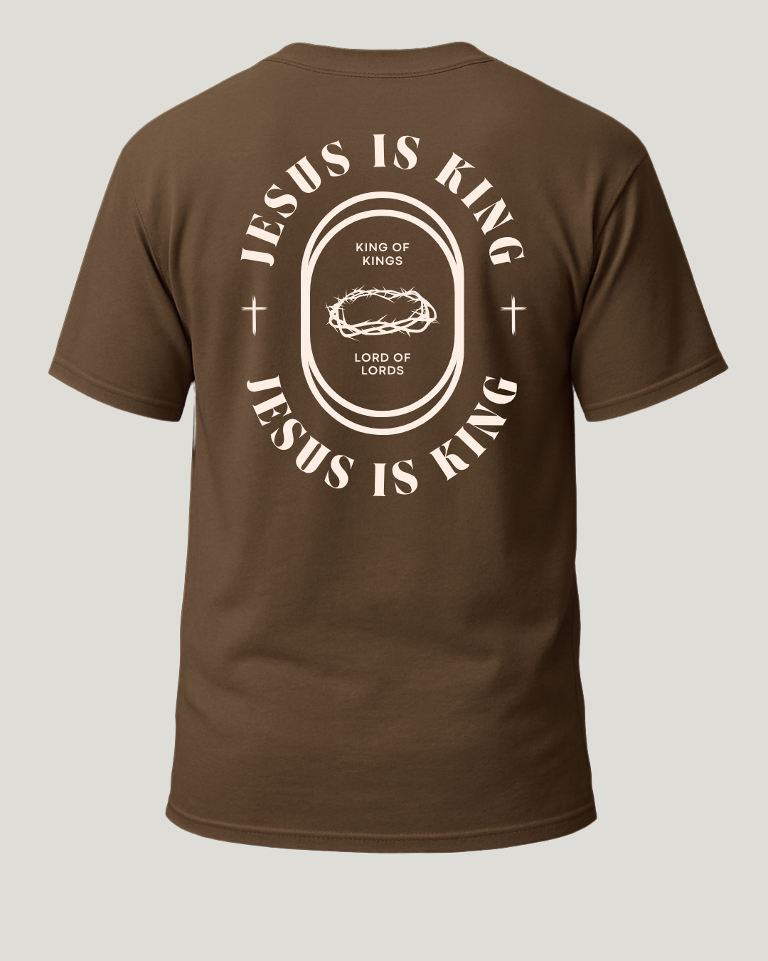 Camiseta Jesus is King Religiosa Classic