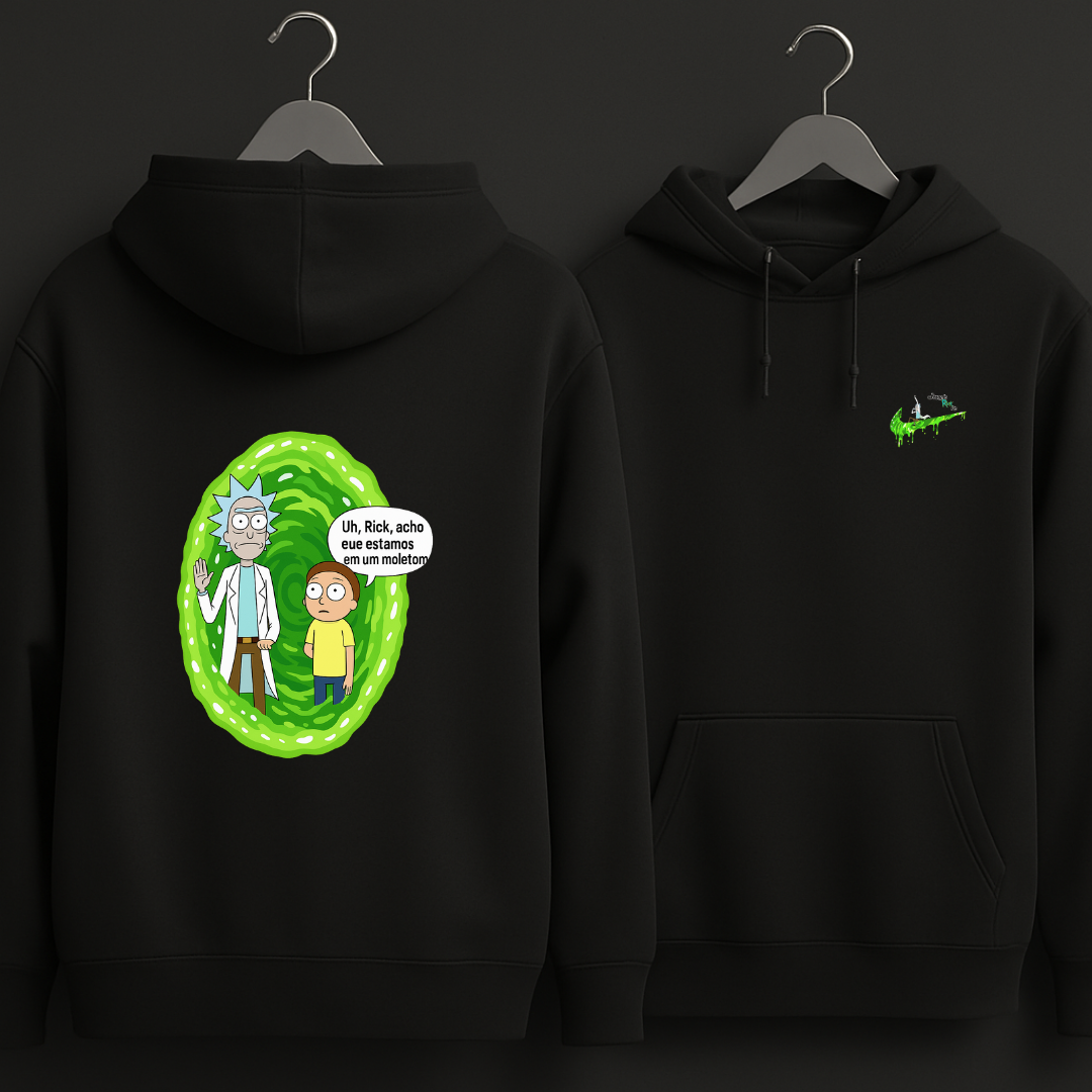 Moletom de inverno Rick e Morty