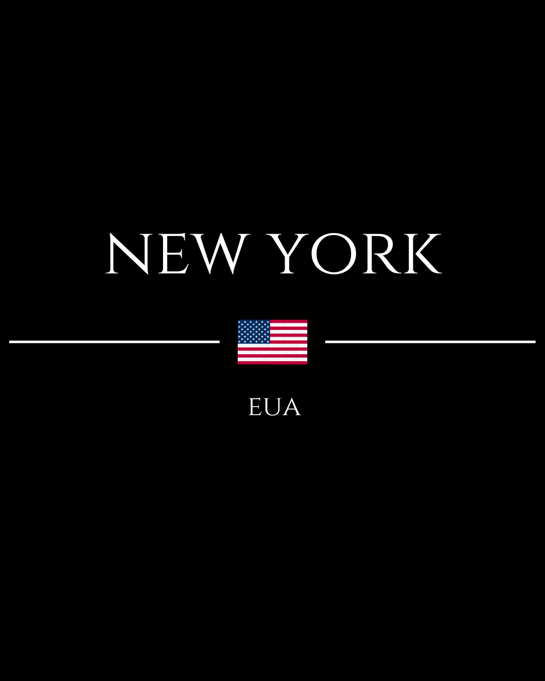 Camiseta New York (EUA) Classic