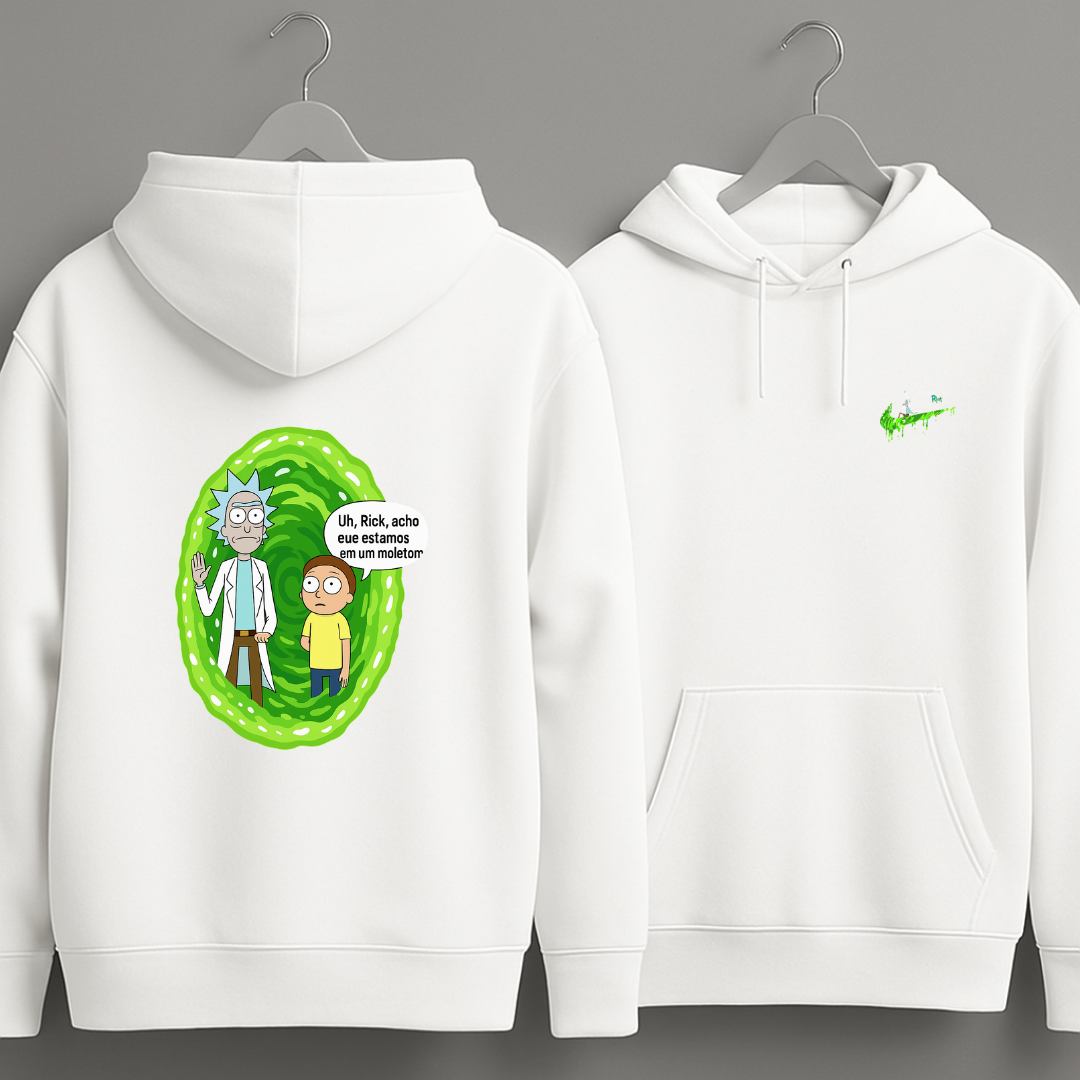Moletom de inverno Rick e Morty