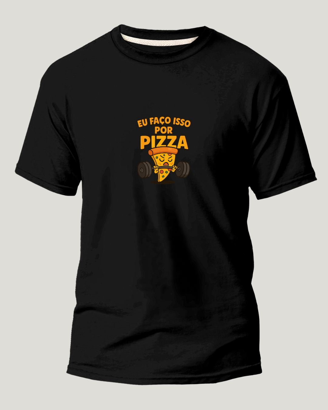 Camiseta T-Shirt Feminina Eu faço por Pizza Fit Classic