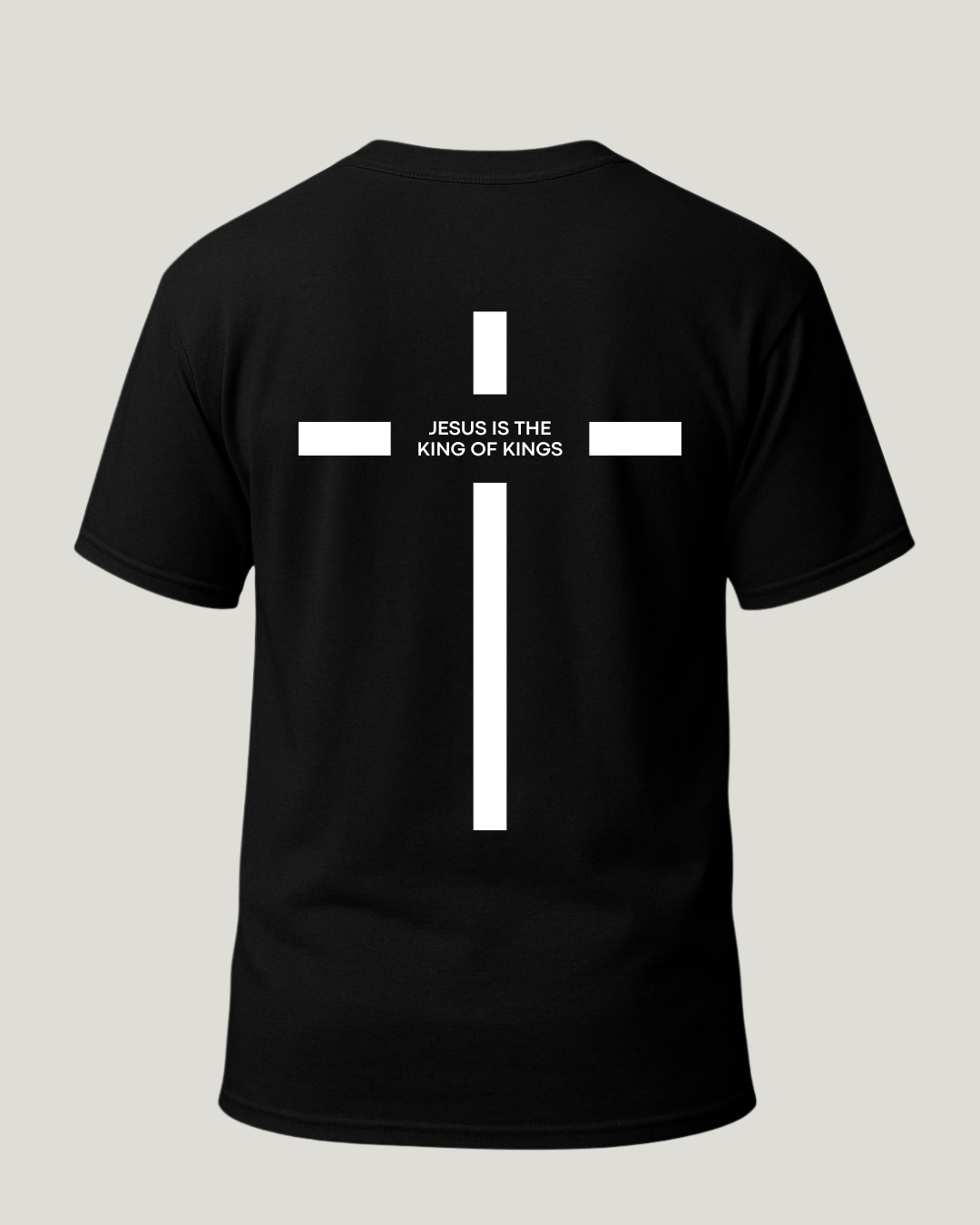 Camiseta Jesus is King of King Religiosa Classic