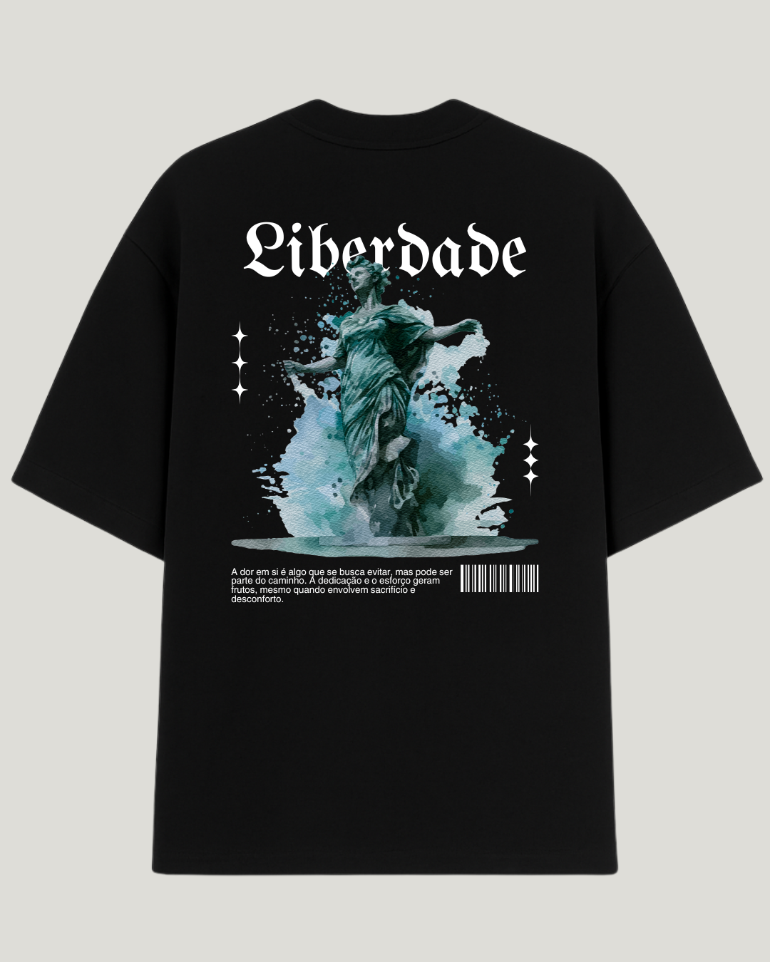 Camiseta Oversized Streetwear Liberdade